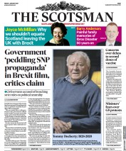 The Scotsman (UK) Newspaper Front Page for 1 January 2021