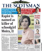 The Scotsman (UK) Newspaper Front Page for 1 February 2014