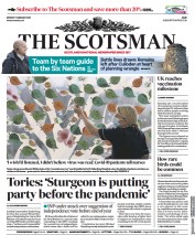 The Scotsman (UK) Newspaper Front Page for 1 February 2021