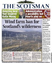 The Scotsman (UK) Newspaper Front Page for 1 May 2013