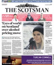 The Scotsman (UK) Newspaper Front Page for 1 May 2018