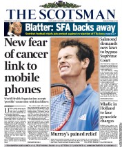 The Scotsman (UK) Newspaper Front Page for 1 June 2011