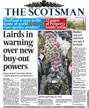 The Scotsman (UK) Newspaper Front Page for 1 August 2013