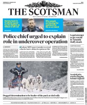 The Scotsman (UK) Newspaper Front Page for 20 January 2016