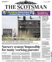 The Scotsman (UK) Newspaper Front Page for 20 February 2018