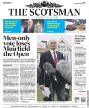 The Scotsman (UK) Newspaper Front Page for 20 May 2016