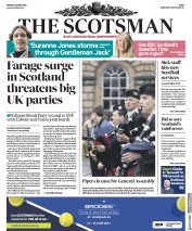 The Scotsman (UK) Newspaper Front Page for 20 May 2019