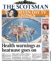 The Scotsman (UK) Newspaper Front Page for 20 July 2013