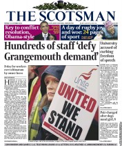 The Scotsman Newspaper Front Page (UK) for 21 October 2013