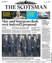 The Scotsman (UK) Newspaper Front Page for 21 October 2016