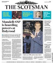 The Scotsman (UK) Newspaper Front Page for 21 December 2015