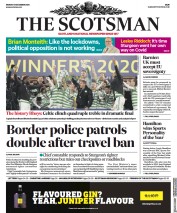 The Scotsman (UK) Newspaper Front Page for 21 December 2020