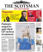 The Scotsman (UK) Newspaper Front Page for 21 April 2018