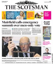 The Scotsman (UK) Newspaper Front Page for 21 May 2016