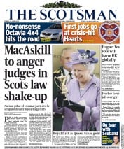 The Scotsman (UK) Newspaper Front Page for 21 June 2013