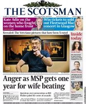 The Scotsman (UK) Newspaper Front Page for 21 September 2013