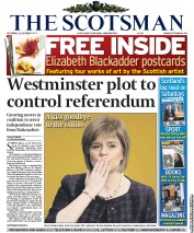 The Scotsman Newspaper Front Page (UK) for 22 October 2011