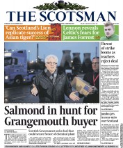 The Scotsman Newspaper Front Page (UK) for 22 October 2013