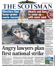 The Scotsman (UK) Newspaper Front Page for 22 November 2012