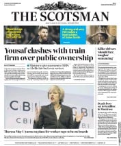 The Scotsman (UK) Newspaper Front Page for 22 November 2016