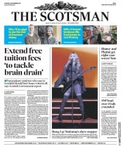 The Scotsman (UK) Newspaper Front Page for 22 December 2015