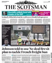 The Scotsman (UK) Newspaper Front Page for 22 December 2020