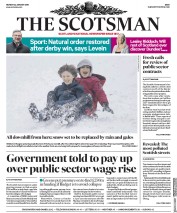 The Scotsman (UK) Newspaper Front Page for 22 January 2018