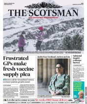 The Scotsman (UK) Newspaper Front Page for 22 January 2021