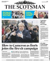 The Scotsman (UK) Newspaper Front Page for 22 February 2016