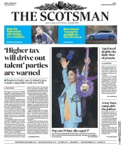 The Scotsman (UK) Newspaper Front Page for 22 April 2016