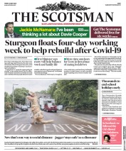 The Scotsman (UK) Newspaper Front Page for 22 May 2020