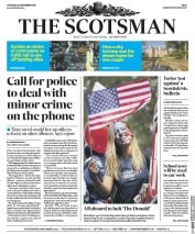 The Scotsman (UK) Newspaper Front Page for 22 September 2016