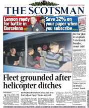 The Scotsman (UK) Newspaper Front Page for 23 October 2012