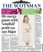 The Scotsman (UK) Newspaper Front Page for 23 October 2013