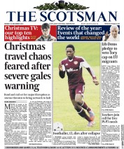 The Scotsman (UK) Newspaper Front Page for 23 December 2013