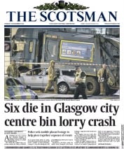The Scotsman (UK) Newspaper Front Page for 23 December 2014