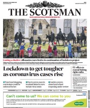 The Scotsman (UK) Newspaper Front Page for 23 December 2020