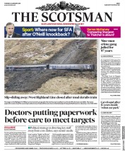 The Scotsman (UK) Newspaper Front Page for 23 January 2018
