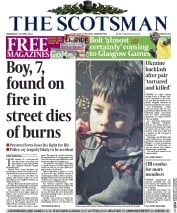 The Scotsman (UK) Newspaper Front Page for 23 April 2014
