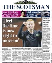 The Scotsman Newspaper Front Page (UK) for 23 May 2014