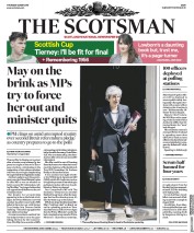 The Scotsman (UK) Newspaper Front Page for 23 May 2019