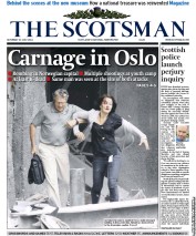The Scotsman (UK) Newspaper Front Page for 23 July 2011