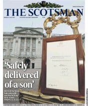 The Scotsman (UK) Newspaper Front Page for 23 July 2013