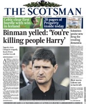 The Scotsman (UK) Newspaper Front Page for 23 July 2015