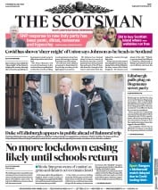 The Scotsman (UK) Newspaper Front Page for 23 July 2020