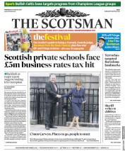 The Scotsman (UK) Newspaper Front Page for 23 August 2017