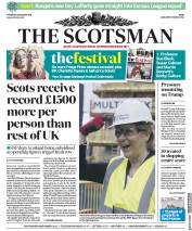 The Scotsman (UK) Newspaper Front Page for 23 August 2018