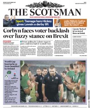 The Scotsman (UK) Newspaper Front Page for 23 September 2019