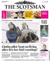 The Scotsman (UK) Newspaper Front Page for 24 October 2015