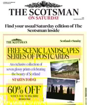 The Scotsman (UK) Newspaper Front Page for 24 October 2020